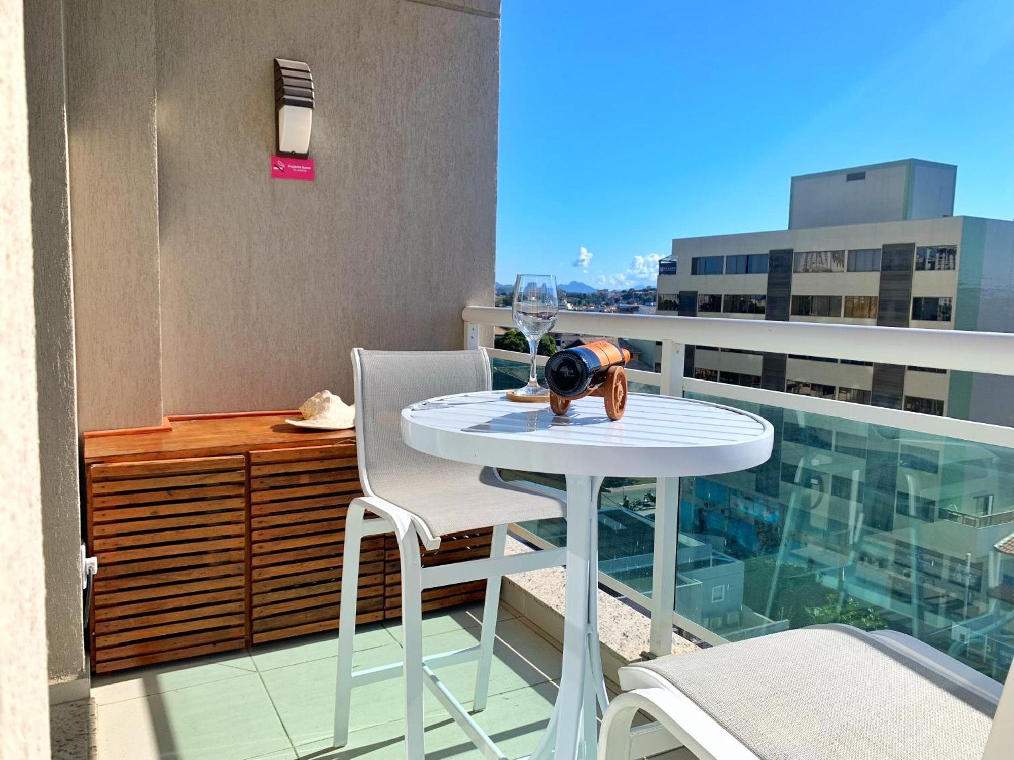 Flat Exclusivo No Hotel Ramada Macae, Smartv, Wifi 512Mbps, Piscina E Garagem Luaran gambar